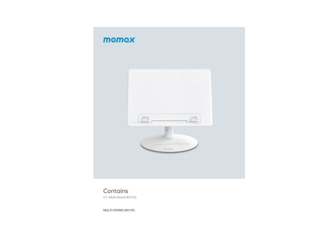 Momax Adjustable Reading Multi-Stand KH16W - White Momax Adjustable Reading Multi-Stand KH16W - White